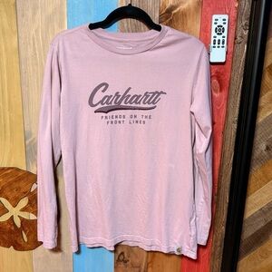 Carhartt “Friends on the Front Lines” Long Sleeve Tee (Men’s Medium, Modern Fit)
